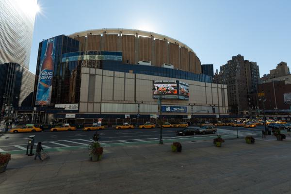 Madison Square Garden and 7th Avenue Traffic, New York City (October 2010) New York, United States