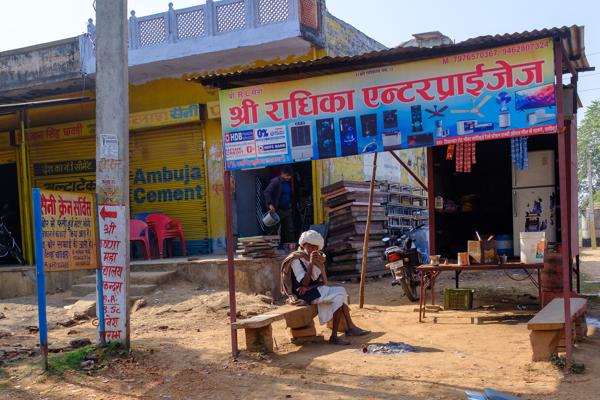 Roadside Electronics Repair Shop in Rural Rajasthan, India Peechupara Khurd, India